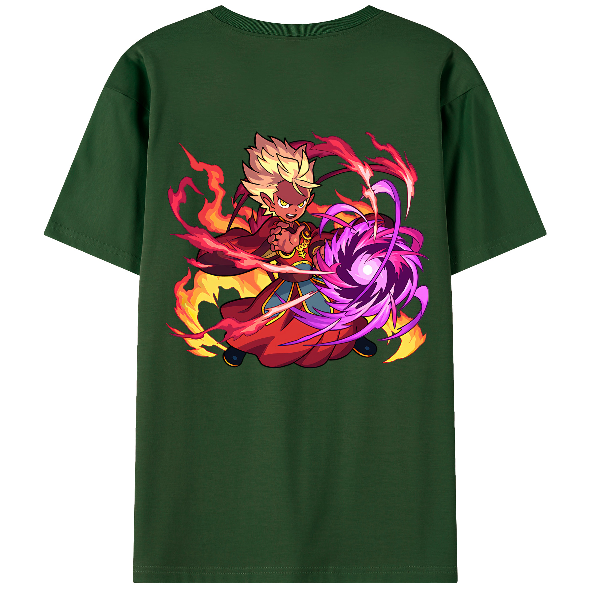 （画像用） 妖怪ウォッチ Yo-kai Watch 綿100％半袖Tシャツ（背面プリント）